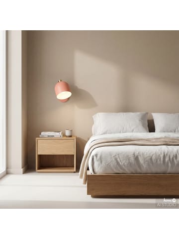 home24 Akku-Wandleuchte RUMTO in Koralle