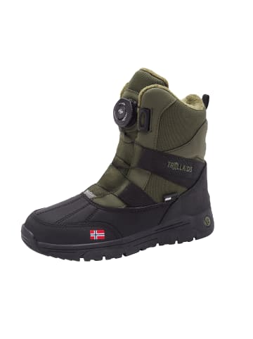 Trollkids Winterboots "Narvik XT" in Moosgrün