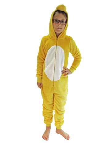 NORMANN Jumpsuit Overall Onesie Schlafanzug Tier - 50971 in Gelb