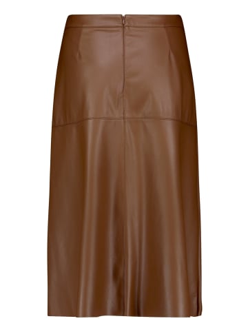 Betty Barclay A-Linien-Rock unifarben in Dark Coffee