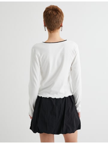 KOTON T-shirt in Ekru