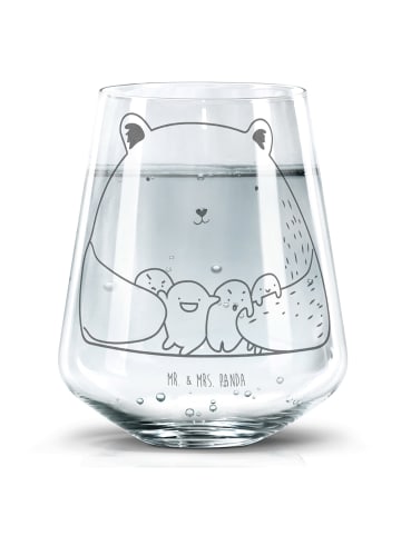 Mr. & Mrs. Panda Trinkbecher Bär Gefühl ohne Spruch in Transparent