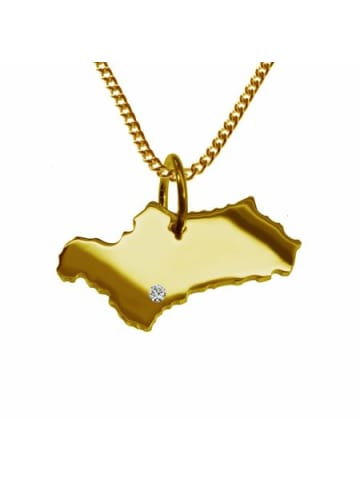 Schmuckador Halskette 50cm Andalusien in gold