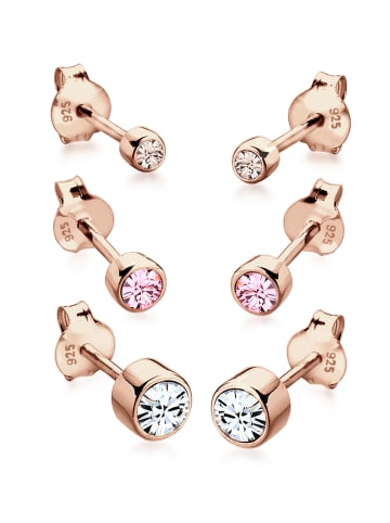 Elli Ohrringe 925 Sterling Silber in Rosegold