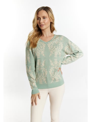 Usha Damen Strickpullover in Mint Creme