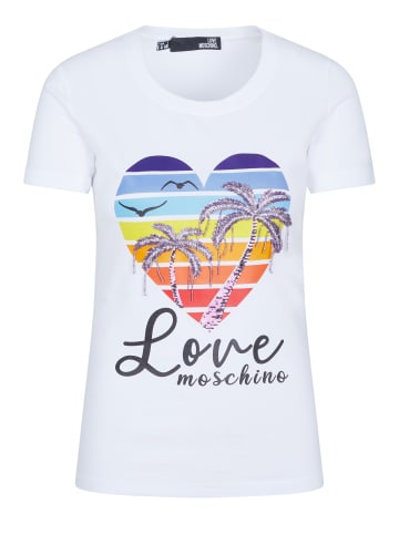 Love Moschino Top für Damen in weiß