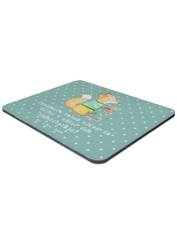 Mr. & Mrs. Panda Mousepad Designer Überblick mit Spruch in Meeresbrise