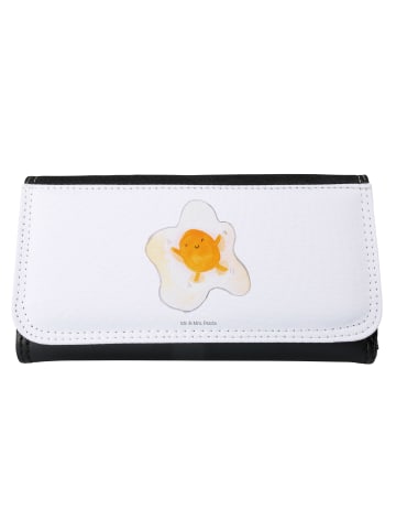 Mr. & Mrs. Panda Portemonnaie für Damen Spiegelei Ei ohne Spruch in Weiß