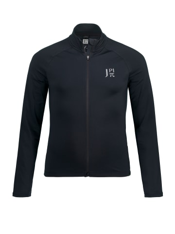 JP1880 Sweatjacke in schwarz