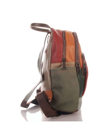 Kmisso Rucksack in Bunt - Rot
