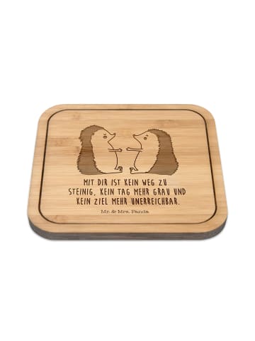 Mr. & Mrs. Panda Coaster Igel Liebe mit Spruch in Transparent