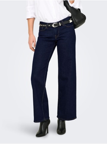 ONLY Jeans mit weitem Bein in Dark Blue Denim