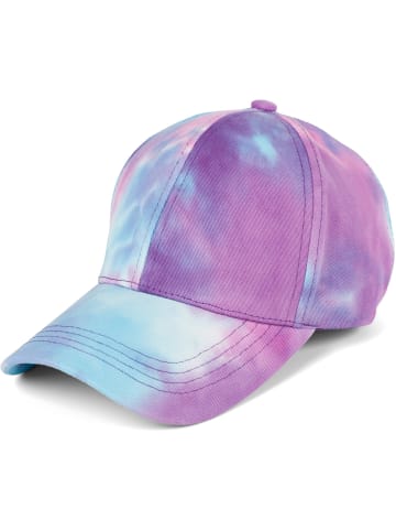 styleBREAKER Baseball Cap in Türkis-Violett