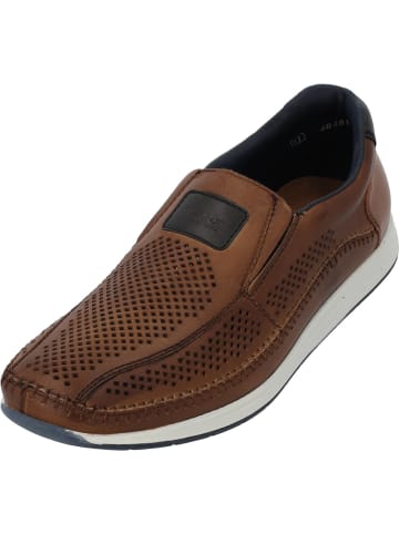 rieker Sportliche Slipper in tabacco/ozean/nuss