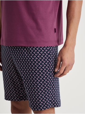 Calida Pyjama in mulberry red