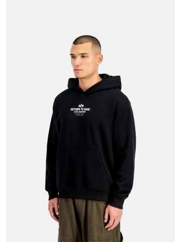 Alpha Industries Hoodie in schwarz