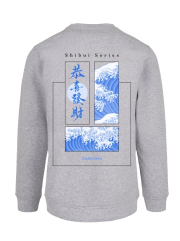 F4NT4STIC Sweatshirt Shibui Series Japan Streetstyle in grau meliert