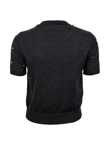 Roberto Geissini Pearls Strickpullover Kurzarm