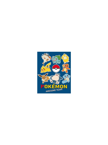 Pokémon Decke 130x160cm – Coral Fleece Awesome Team