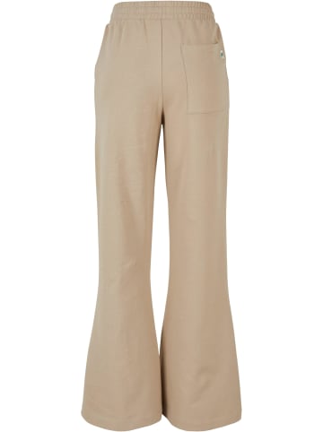 Urban Classics Urban Classics Damen Ladies Organic Ultra Wide Sweat Pants in wetsand