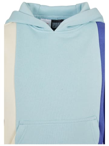 Urban Classics Kapuzenpullover in whitesand/oceanblue/purpleday