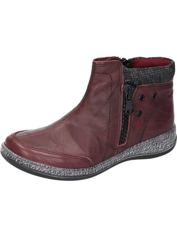 Comfortabel Sportliche Stiefeletten in burgundy