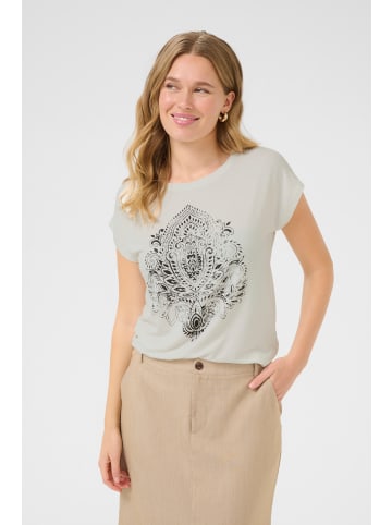 Kaffe T-Shirt kurzarm BPmally Loose fit in Chalk