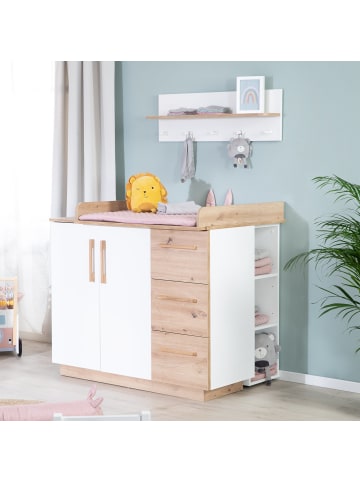 roba Seitenregal weiß aus Holz fürs Baby- & Kinderzimmer