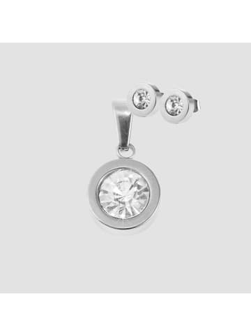 Adeliás Herren Anhänger aus Edelstahl in silber