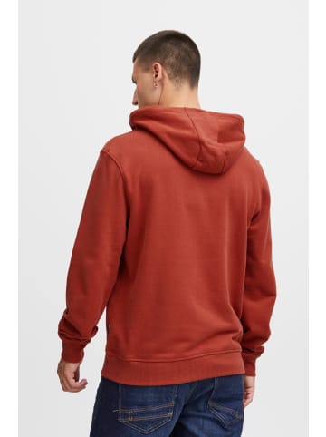 BLEND Hoodie Print Kapuzenpullover SWEATSHIRT in Rot