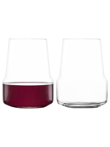 Zwiesel Glas 2er Set Rotwein Tumbler Level in transparent