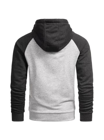 Alessandro Salvarini Hoodie AS-297 in Hellgrau