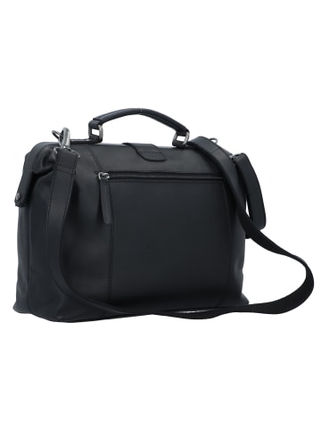 The Chesterfield Brand Wax Pull Up Doktorkoffer Leder 32 cm in schwarz