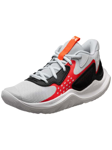 Under Armour Basketballschuh Jet 23 in grau / rot