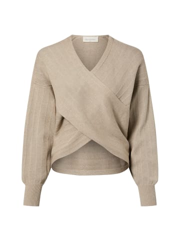 MOSS COPENHAGEN Strickpullover MSCHZine Rachelle in taupe - 0001