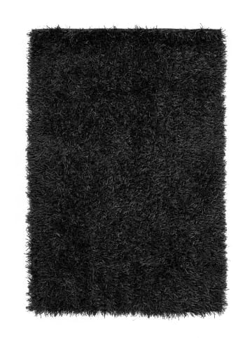Hochflor Teppich Barbara 8102 in Schwarz