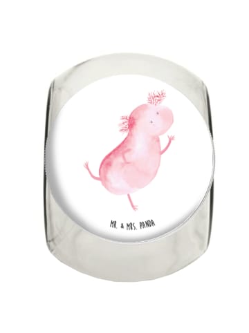 Mr. & Mrs. Panda Bonbonglas Axolotl Tanzen ohne Spruch in Weiß