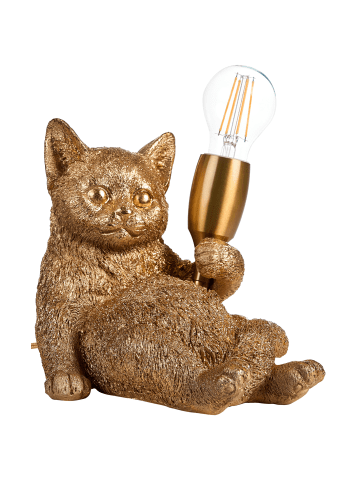 Beliani Tischleuchten ZIPPY in Gold/Messing - (W) 18 x (H) 20 x (L) 25 cm