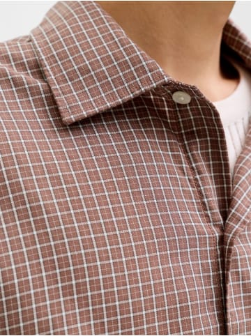 Jack & Jones Karohemd in Nutmeg