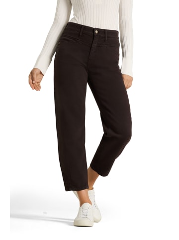 CAMBIO  Elin Jeans mit gemäßigtem Barrel Fit in Dark Chocolate