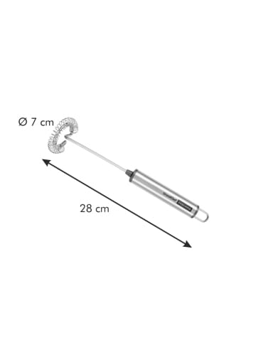 Tescoma Spiralförmiger Schneebesen GrandCHEF in silber