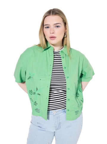 Studio Untold Hemdbluse in kleegrün