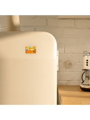 Mr. & Mrs. Panda magnet Fuchs Koch Design ohne Spruch in Weiß