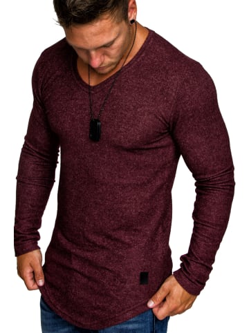 Amaci&Sons Feinstrick Pullover DAVIE in Bordeaux