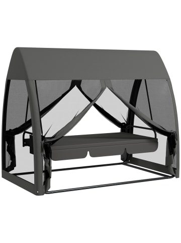 Outsunny Hollywoodschaukel 240L x 140B x 197H cm Grau
