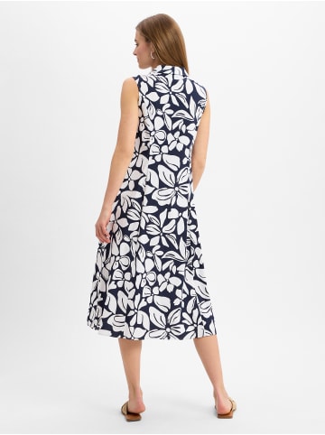 Robe Légère Kleid in marine weiß - 0002