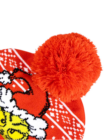 Cerda Wintermütze Der Grinch mit Weihnachtsmotiv in Rot