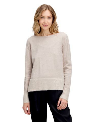 Betty Barclay Strickpullover mit Pailletten in Taupe Melange