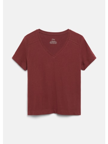 s.Oliver T-Shirt in 3903_bordeaux