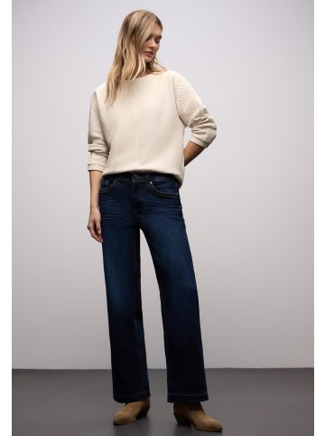 Street One Langarmshirt in beige ecru - 0002